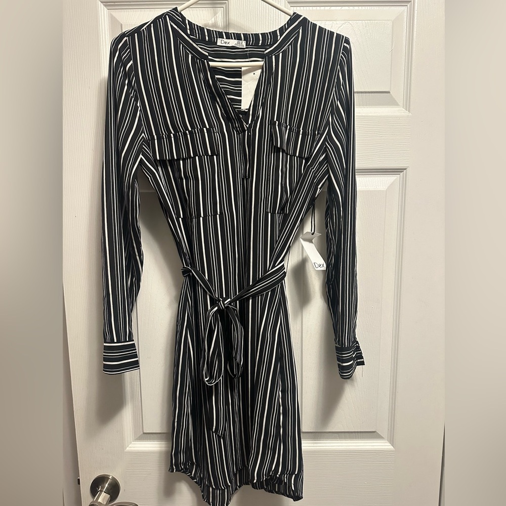 Dex belted dress